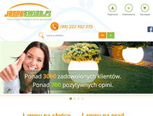 Tablet Screenshot of jasnyswiat.pl